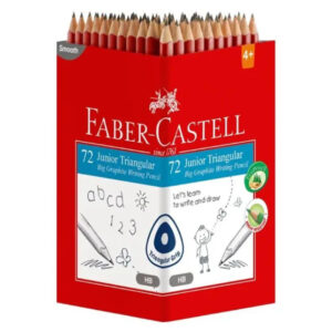 Faber-Castell 72 Big Graphite Writing Pencil Triangular 2.5mm Lead, Break Resistant, Pack of 72 - Buy Online in Jordan | OfficeJo