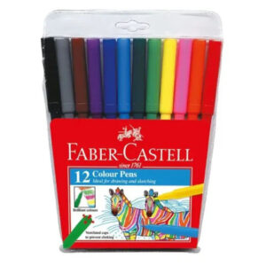 Faber-Castell Fibre Tip Color Pens Pack of 12, Fine Point, Non-Toxic Price in Jordan Faber-Castell Fibre Tip Color Pens Pack of 12, Fine Point, Non-Toxic - Buy Online in Jordan | OfficeJo
