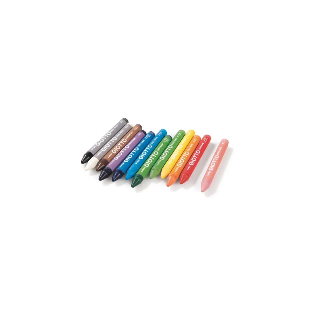 GIOTTO Cera Maxi Wax Crayons Pack of 96, 12 Assorted Colours, Super Washable Price in Jordan GIOTTO Cera Maxi Wax Crayons Pack of 96, 12 Assorted Colours, Super Washable - Buy Online in Jordan | OfficeJo