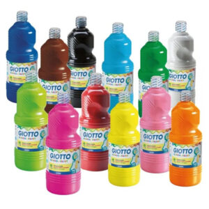 GIOTTO Poster School Paint 1L Water-Based Acrylic, Anti-Waste Cap, Age 3+ - Buy Online in Jordan | OfficeJo