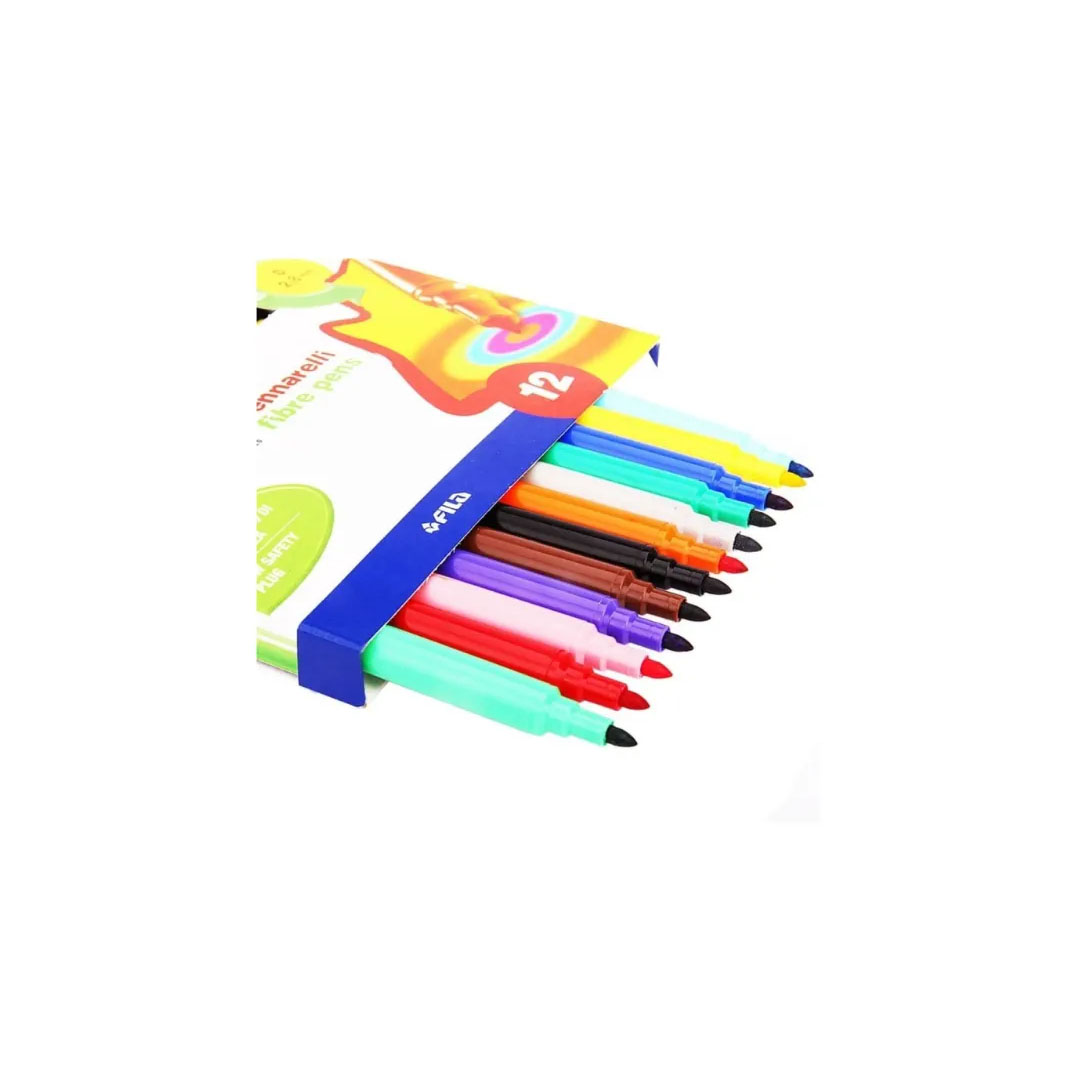 GIOTTO Turbo Color Felt Tip Fibre Pens 2.8mm Pack of 12, Washable, Assorted Colours Price in Jordan GIOTTO Turbo Color Felt Tip Fibre Pens 2.8mm Pack of 12, Washable, Assorted Colours - Buy Online in Jordan | OfficeJo