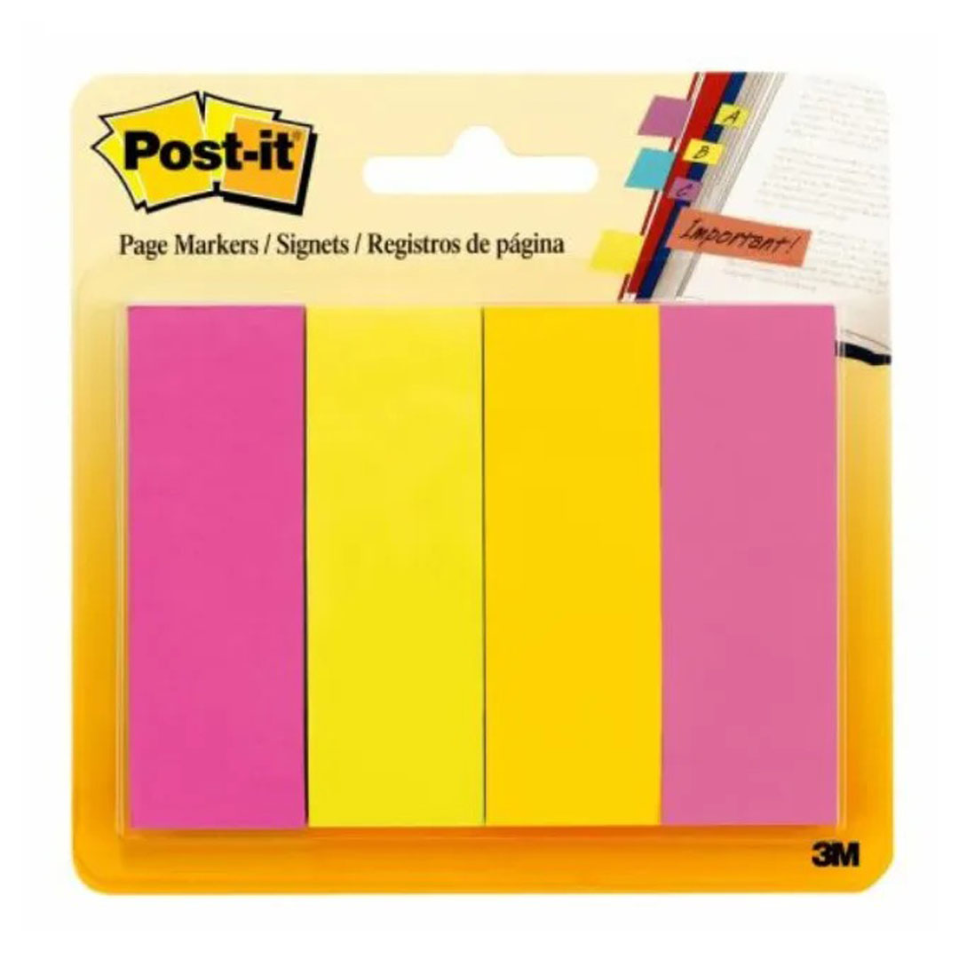 Post-it 3M Page Markers Fluorescent Colors, 4 Pads, 50 Sheets Each, 1/2 in x 2 in Price in Jordan Post-it 3M Page Markers Fluorescent Colors, 4 Pads, 50 Sheets Each, 1/2 in x 2 in - Buy Online in Jordan | OfficeJo