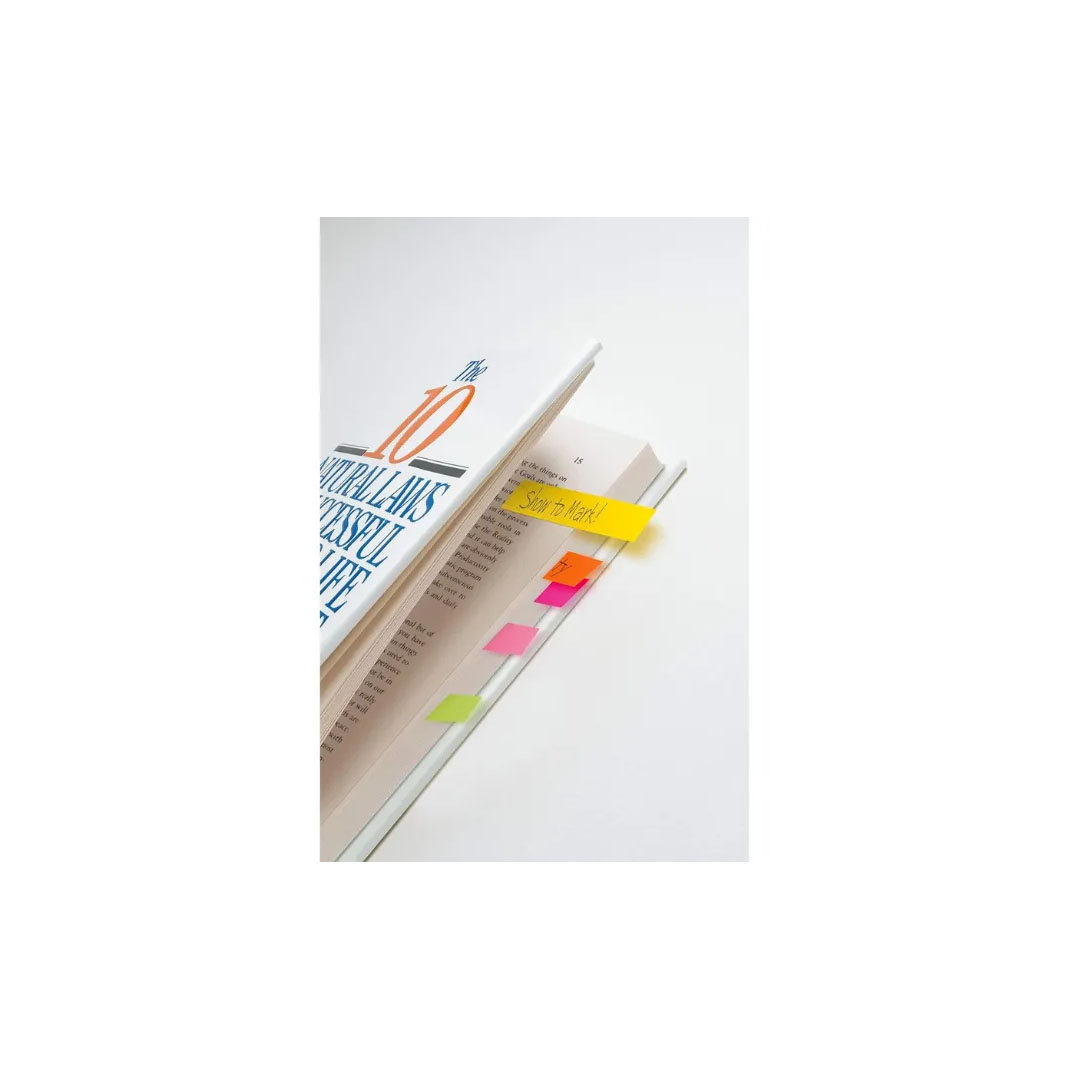 Post-it 3M Page Markers Fluorescent Colors, 4 Pads, 50 Sheets Each, 1/2 in x 2 in Price in Jordan Post-it 3M Page Markers Fluorescent Colors, 4 Pads, 50 Sheets Each, 1/2 in x 2 in - Buy Online in Jordan | OfficeJo
