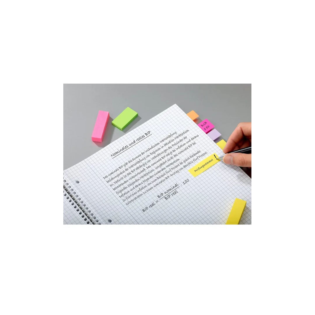 Post-it 3M Page Markers Fluorescent Colors, 4 Pads, 50 Sheets Each, 1/2 in x 2 in Price in Jordan Post-it 3M Page Markers Fluorescent Colors, 4 Pads, 50 Sheets Each, 1/2 in x 2 in - Buy Online in Jordan | OfficeJo