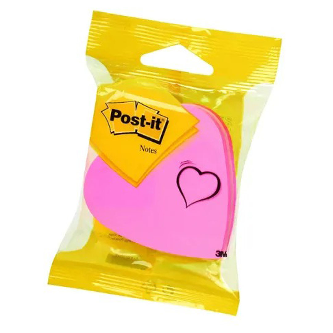 Post-It Shapes Neon Heart Design, Bright Pink, 75 Sheets Price in Jordan Post-It Shapes Neon Heart Design, Bright Pink, 75 Sheets - Buy Online in Jordan | OfficeJo