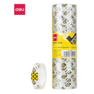 Deli Office Tape 0.5 inch 12mm x 20Y x 38um, Pack of 12 Rolls - Buy Online in Jordan | OfficeJo