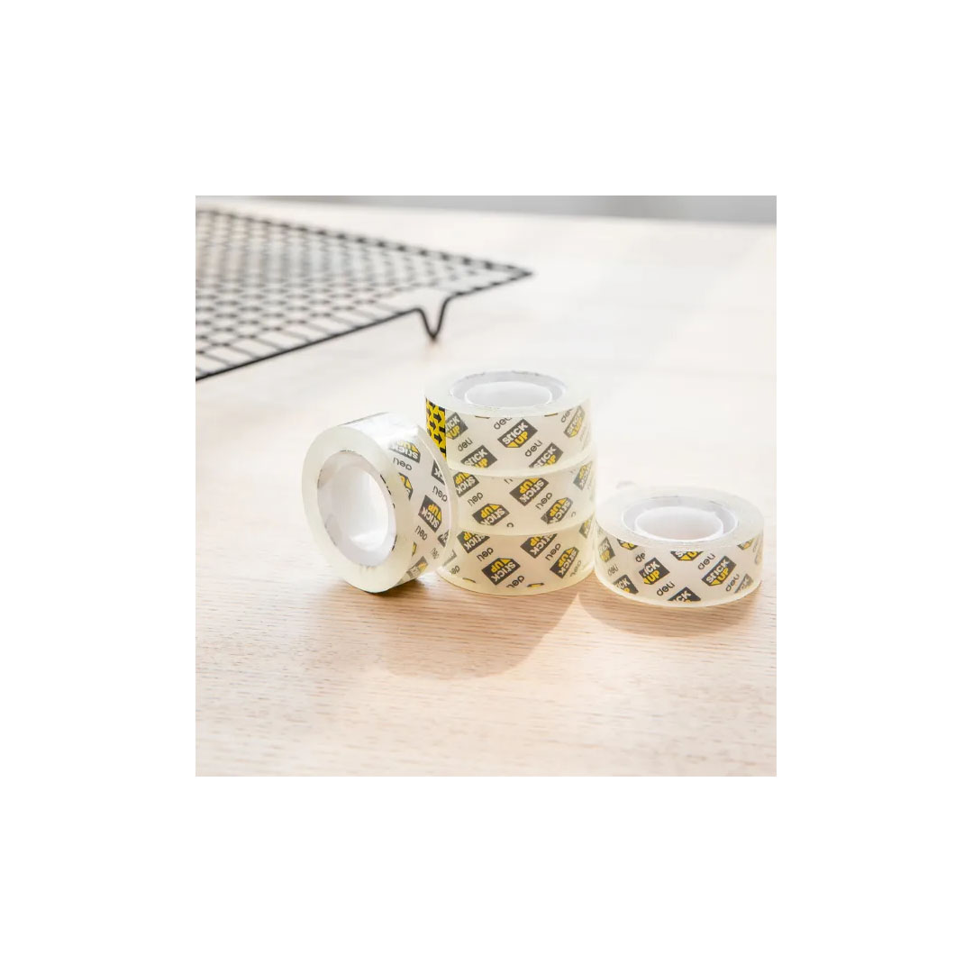 Deli Office Tape 0.5 inch 12mm x 20Y x 38um, Pack of 12 Rolls Price in Jordan Deli Office Tape 0.5 inch 12mm x 20Y x 38um, Pack of 12 Rolls - Buy Online in Jordan | OfficeJo
