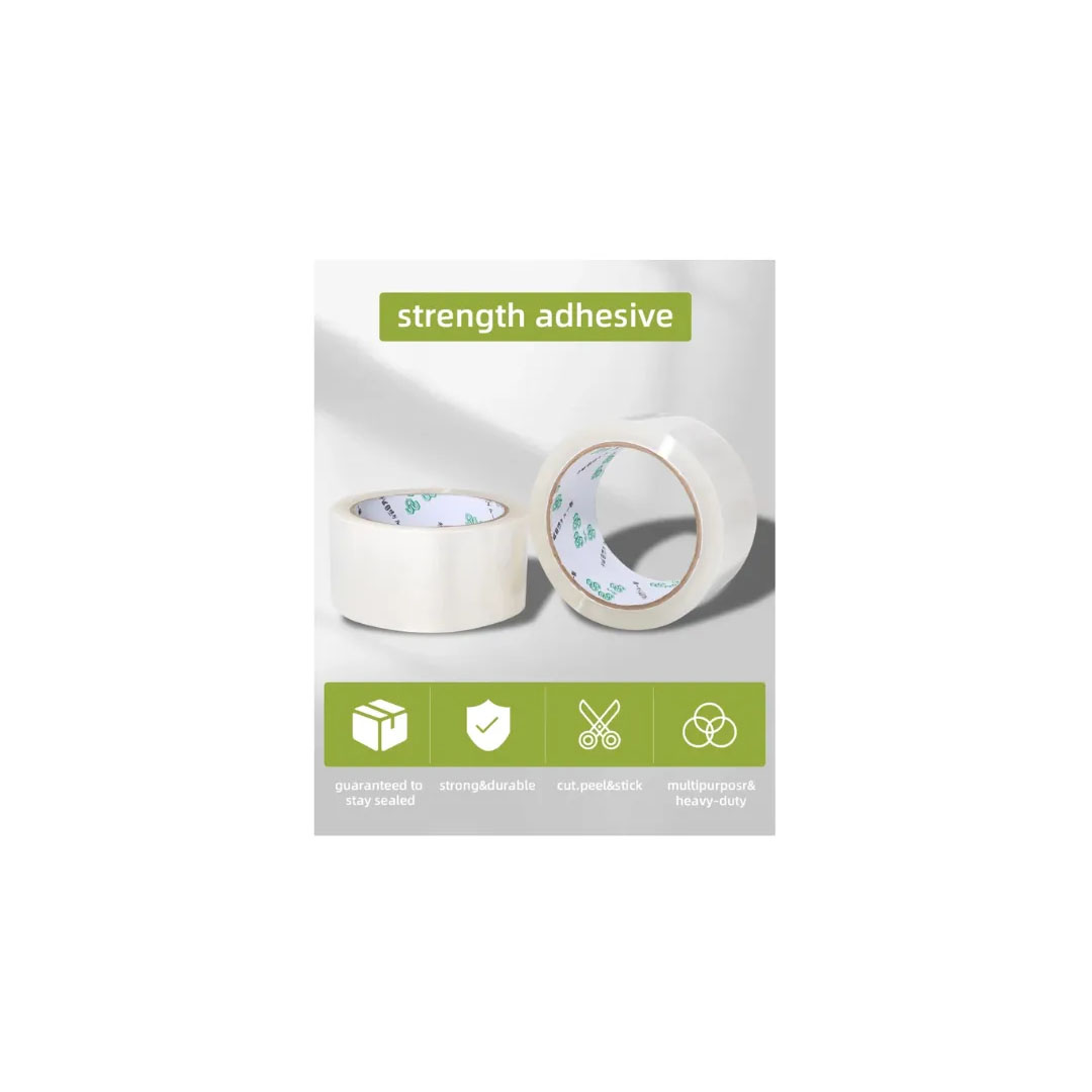 Clear Tape 2 Inch Tear-Resistant, 60 Yards, Home & Office Use Price in Jordan Clear Tape 2 Inch Tear-Resistant, 60 Yards, Home & Office Use - Buy Online in Jordan | OfficeJo
