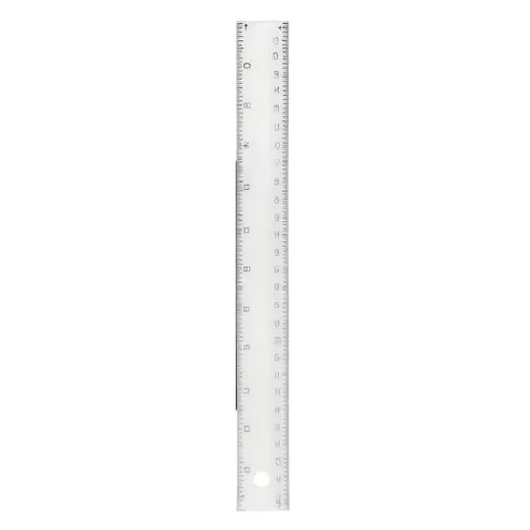 Plastic Ruler 30cm Transparent Metric & Inch, Clear Plastic Price in Jordan Plastic Ruler 30cm Transparent Metric & Inch, Clear Plastic - Buy Online in Jordan | OfficeJo