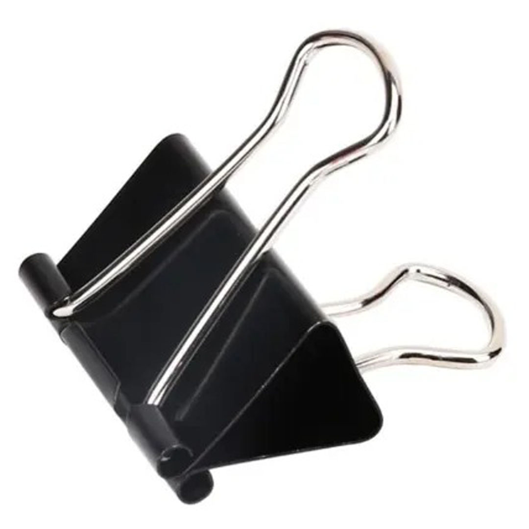 Deli Binder Clips 41mm Pack of 12, Tempered Steel, 40-60 Sheets Capacity Price in Jordan Deli Binder Clips 41mm Pack of 12, Tempered Steel, 40-60 Sheets Capacity - Buy Online in Jordan | OfficeJo