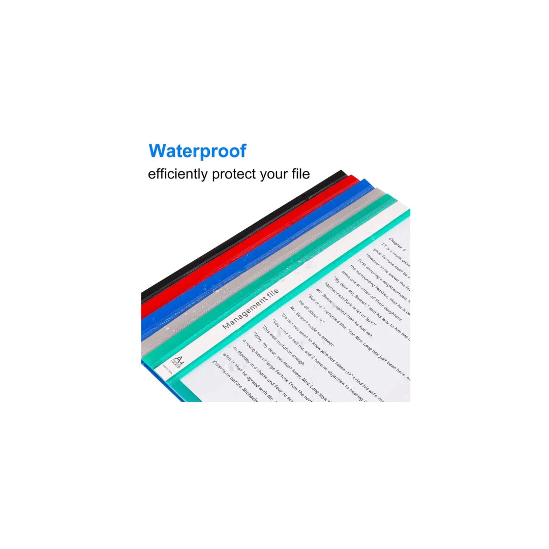 Transparent File A4 Clear Front Cover, Colored Back, Side Name Tag Price in Jordan Transparent File A4 Clear Front Cover, Colored Back, Side Name Tag - Buy Online in Jordan | OfficeJo