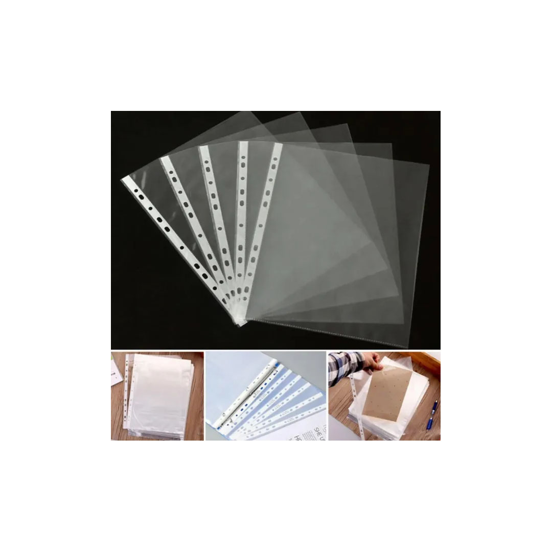 U-Shape Clear Punched Pockets A4 100 Micron, Pack of 100 Price in Jordan U-Shape Clear Punched Pockets A4 100 Micron, Pack of 100 - Buy Online in Jordan | OfficeJo
