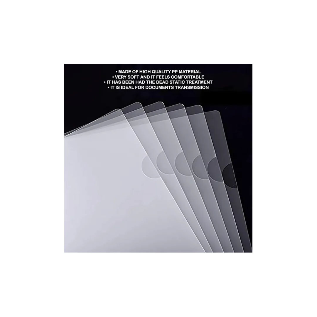 L-Shape Document Folder A4 Pack of 12, Clear PP, Heavy Duty Price in Jordan L-Shape Document Folder A4 Pack of 12, Clear PP, Heavy Duty - Buy Online in Jordan | OfficeJo