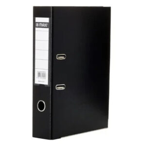 Box File A4 Thick 8cm Carton Archiving, Changeable Label Pocket, Black - Buy Online in Jordan | OfficeJo