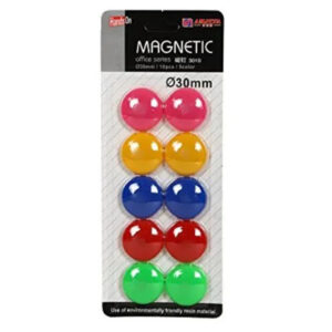 Whiteboard Magnets Pack of 10 Assorted Colors, Good Quality Price in Jordan Whiteboard Magnets Pack of 10 Assorted Colors, Good Quality - Buy Online in Jordan | OfficeJo
