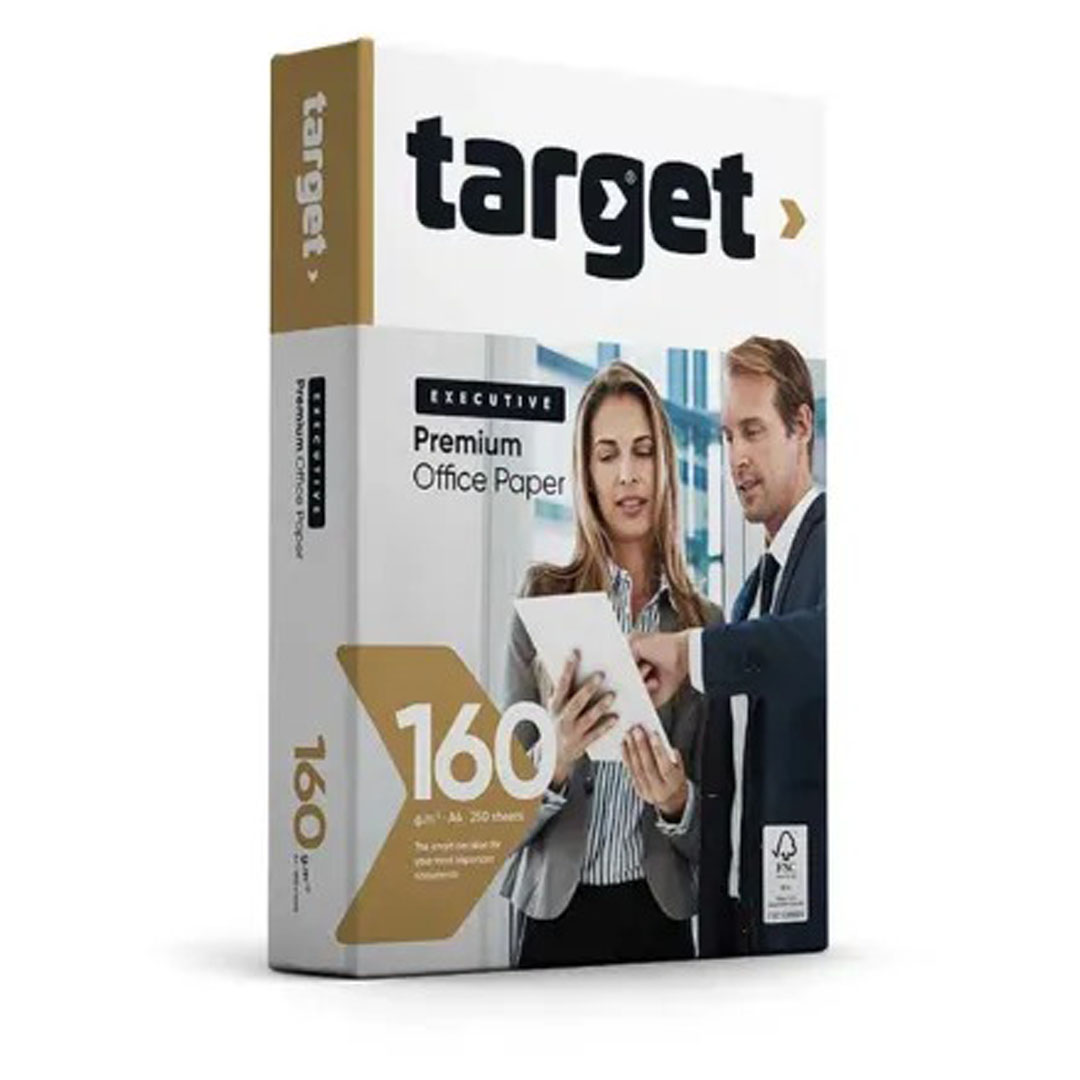Target Executive Copy Paper A4 160gsm, 250 Sheets, ColorLok, FSC-Certified Price in Jordan Target Executive Copy Paper A4 160gsm, 250 Sheets, ColorLok, FSC-Certified - Buy Online in Jordan | OfficeJo