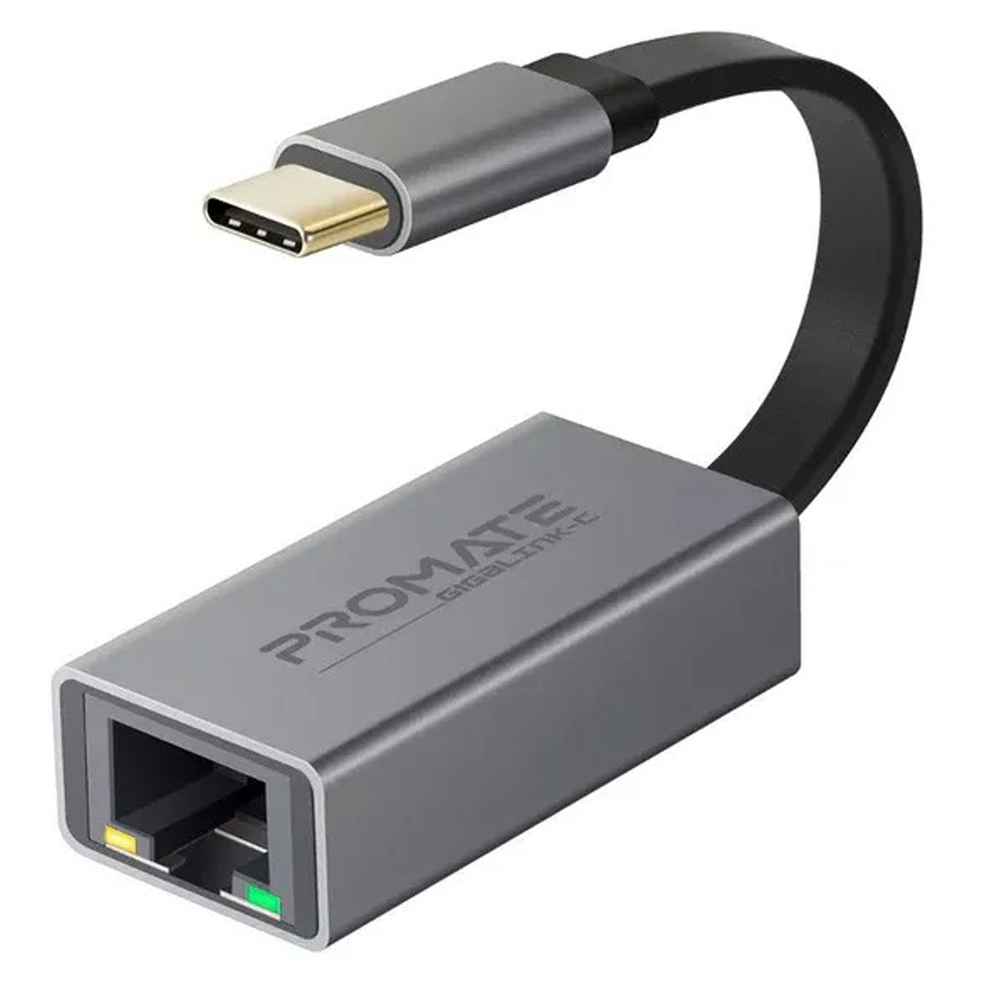 Promate GigaLink-C .GREY, USB-C to Gigabit Ethernet Price in Jordan Promate GigaLink-C .GREY, USB-C to Gigabit Ethernet - Buy Online in Jordan | OfficeJo