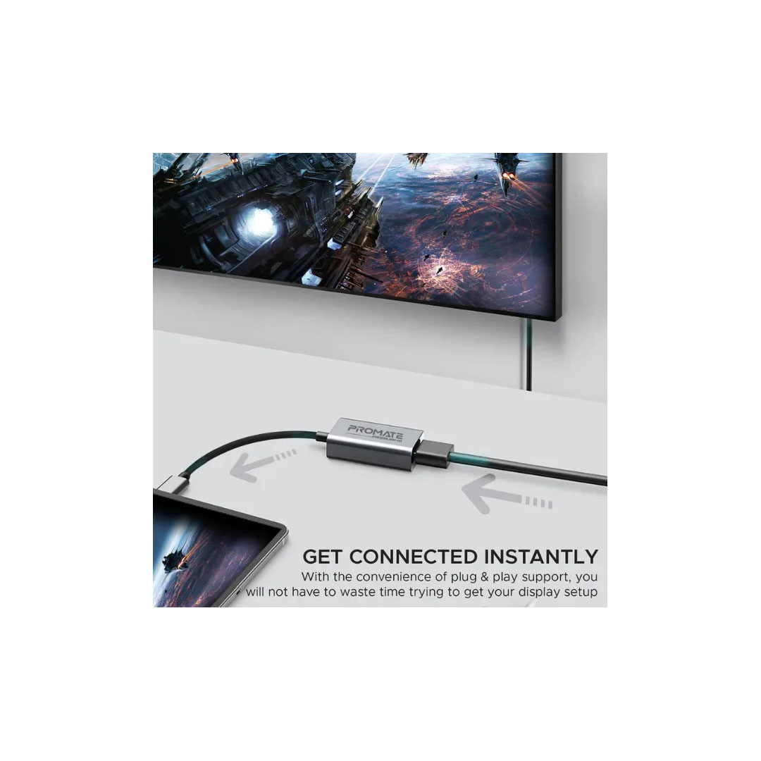 Promate MEDIALINK-H1, USB-C to HDMI Adapter Price in Jordan Promate MEDIALINK-H1, USB-C to HDMI Adapter - Buy Online in Jordan | OfficeJo