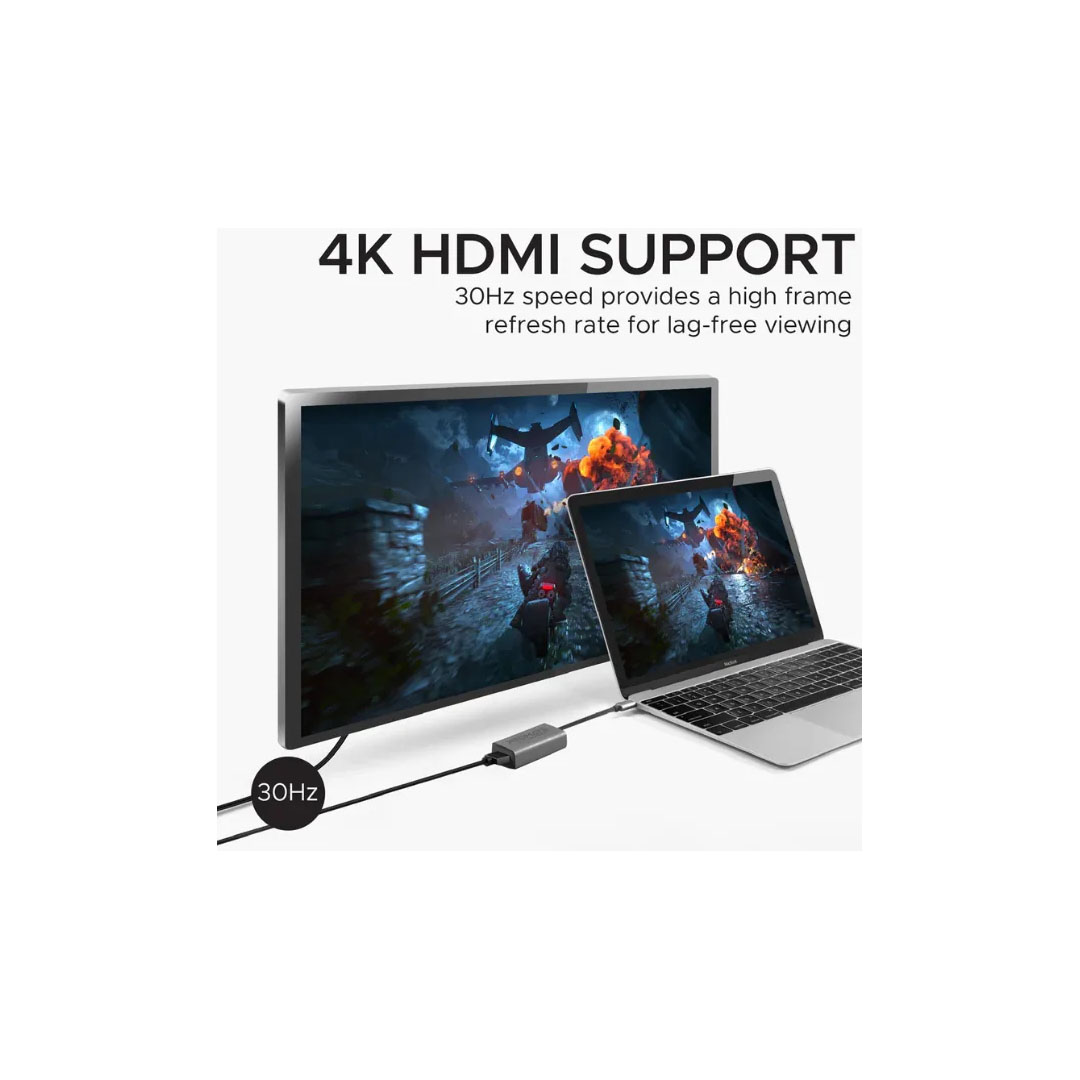 Promate MEDIALINK-H1, USB-C to HDMI Adapter Price in Jordan Promate MEDIALINK-H1, USB-C to HDMI Adapter - Buy Online in Jordan | OfficeJo