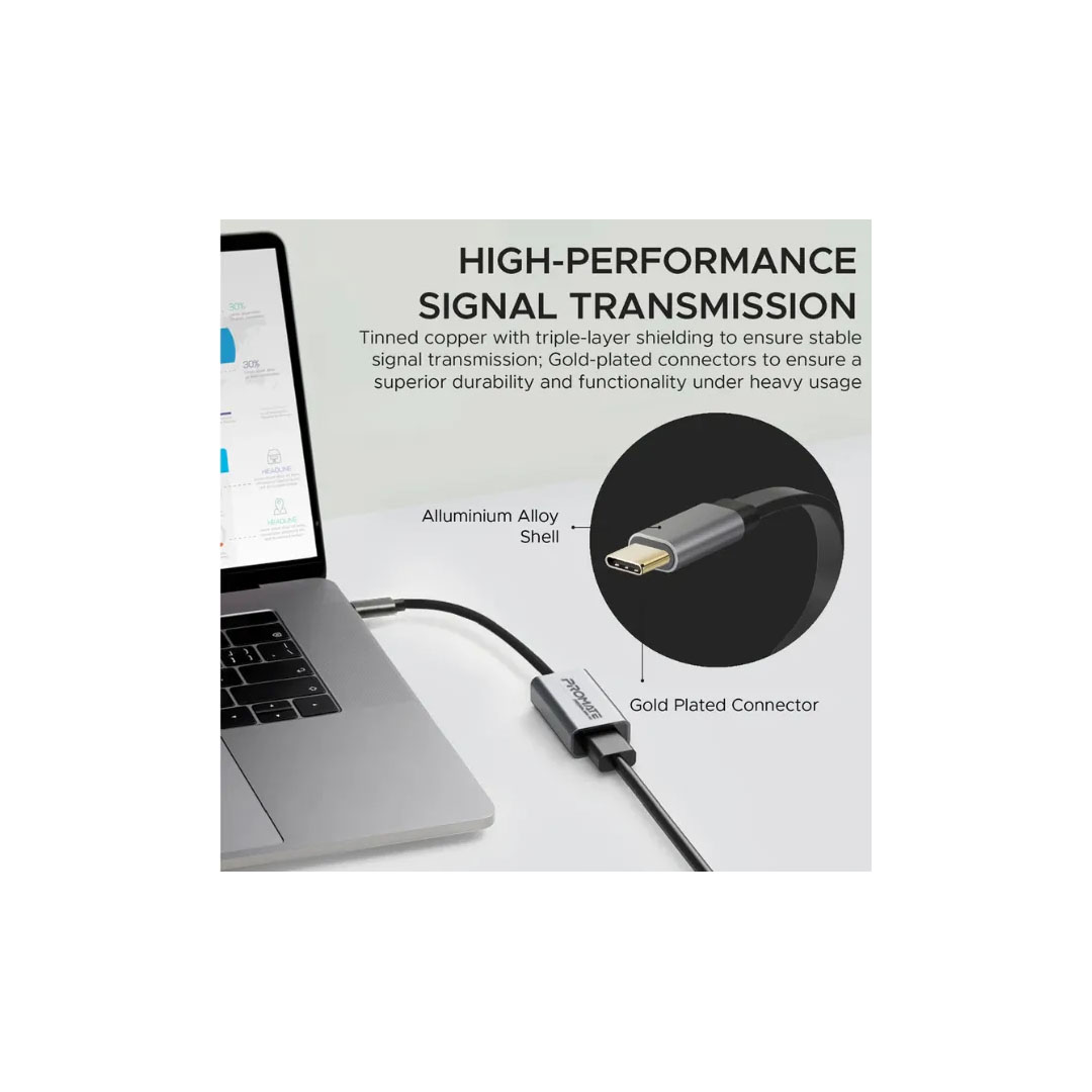 Promate MEDIALINK-H1, USB-C to HDMI Adapter Price in Jordan Promate MEDIALINK-H1, USB-C to HDMI Adapter - Buy Online in Jordan | OfficeJo