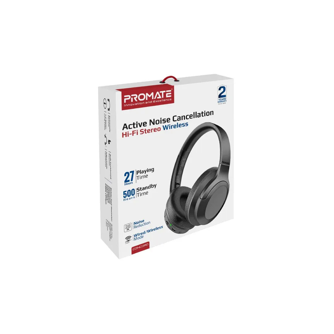 Promate Concord.Black, Wireless Headphones Price in Jordan Promate Concord.Black, Wireless Headphones - Buy Online in Jordan | OfficeJo