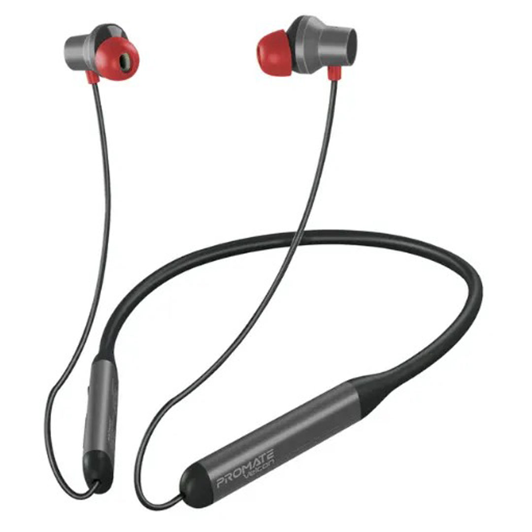 Promate Velcon.BLACK ANC Wireless Neckband Earphones Price in Jordan Promate Velcon.BLACK ANC Wireless Neckband Earphones - Buy Online in Jordan | OfficeJo