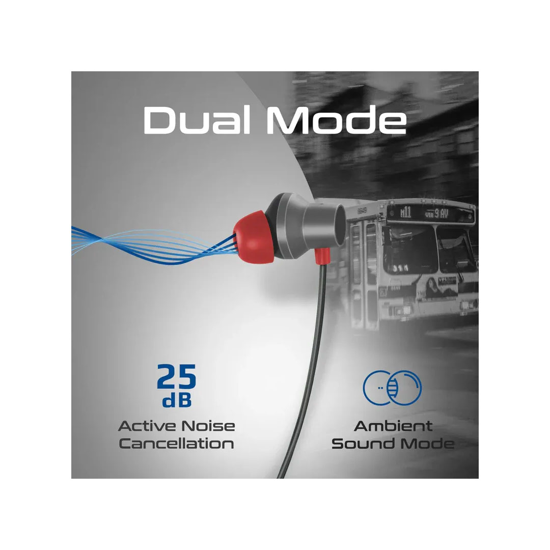 Promate Velcon.BLACK ANC Wireless Neckband Earphones Price in Jordan Promate Velcon.BLACK ANC Wireless Neckband Earphones - Buy Online in Jordan | OfficeJo