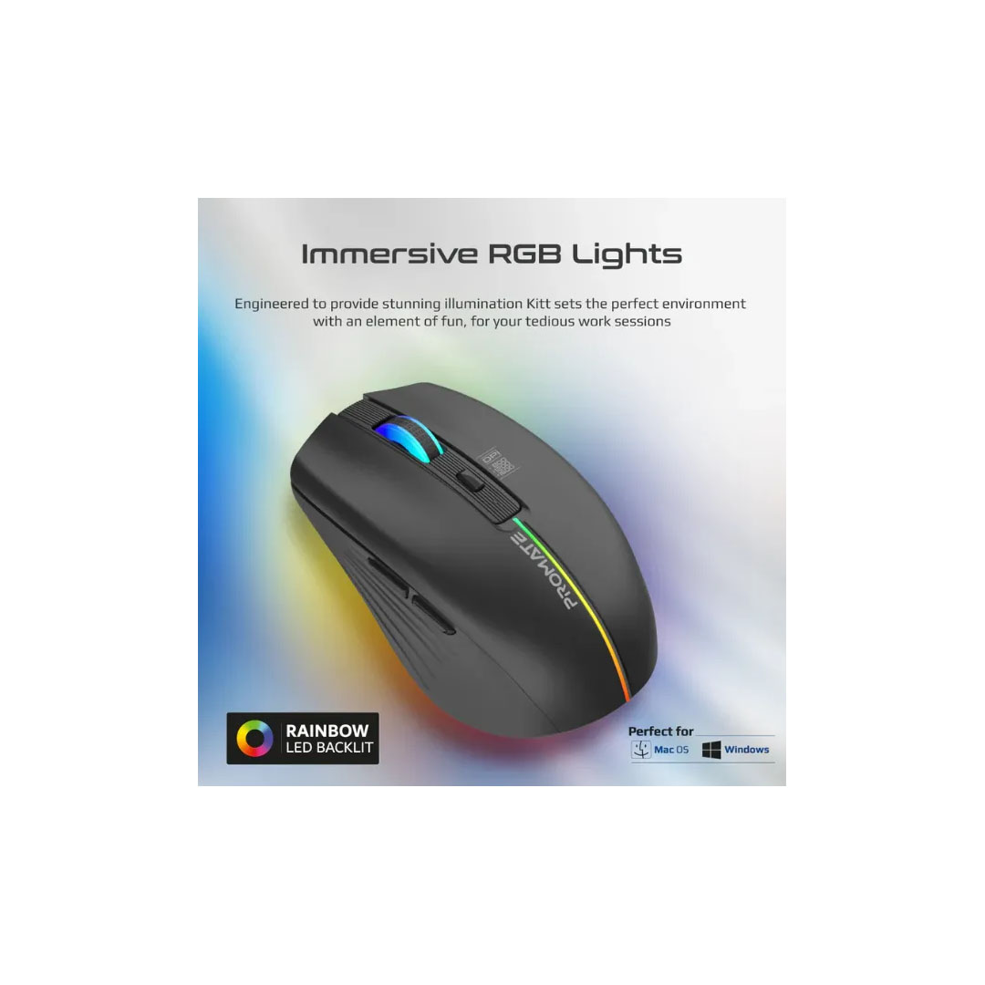 Promate Kitt.BLACK, Mouse Price in Jordan Promate Kitt.BLACK, Mouse - Buy Online in Jordan | OfficeJo