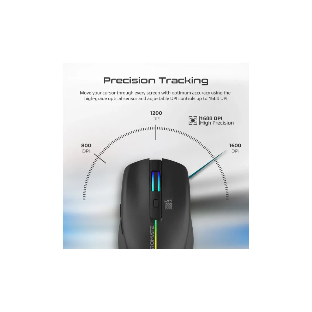 Promate Kitt.BLACK, Mouse Price in Jordan Promate Kitt.BLACK, Mouse - Buy Online in Jordan | OfficeJo