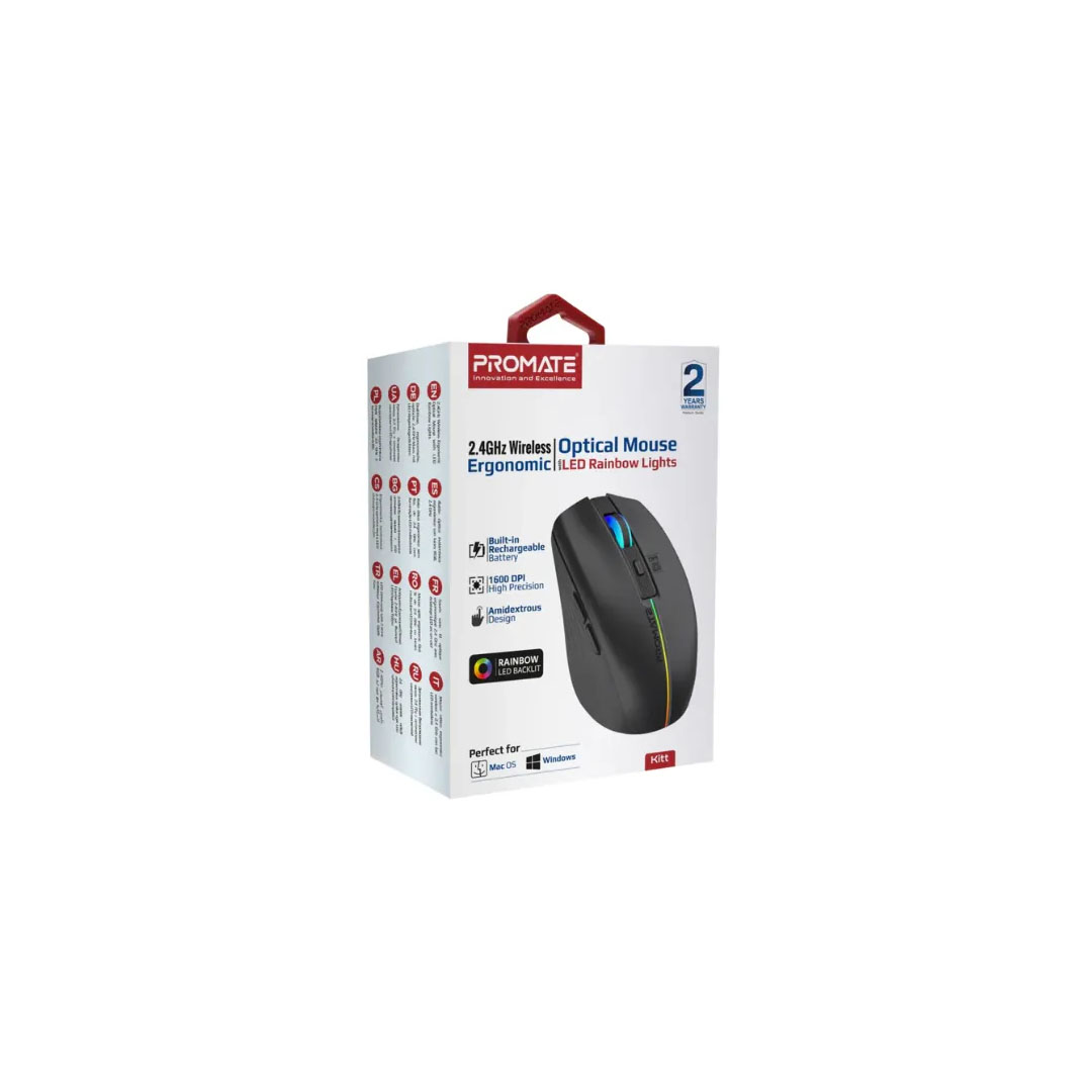 Promate Kitt.BLACK, Mouse Price in Jordan Promate Kitt.BLACK, Mouse - Buy Online in Jordan | OfficeJo