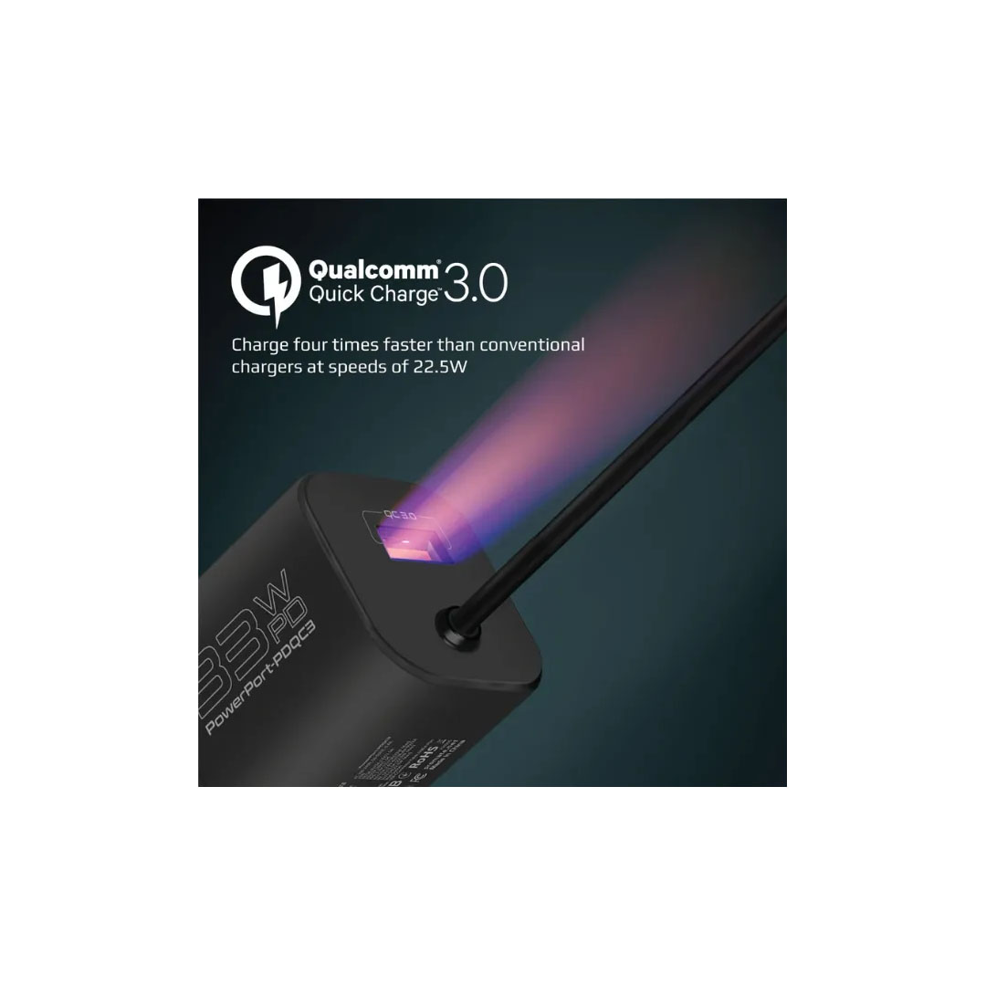 Promate powerport-PDQC3.EU, Charger - black Price in Jordan Promate powerport-PDQC3.EU, Charger - black - Buy Online in Jordan | OfficeJo