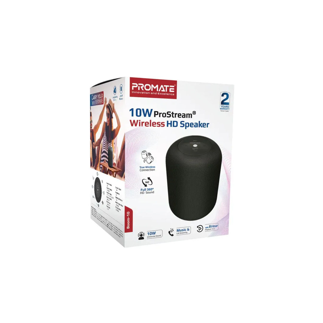 Promate Boom-10. Black, Wireless Speaker Price in Jordan Promate Boom-10. Black, Wireless Speaker - Buy Online in Jordan | OfficeJo