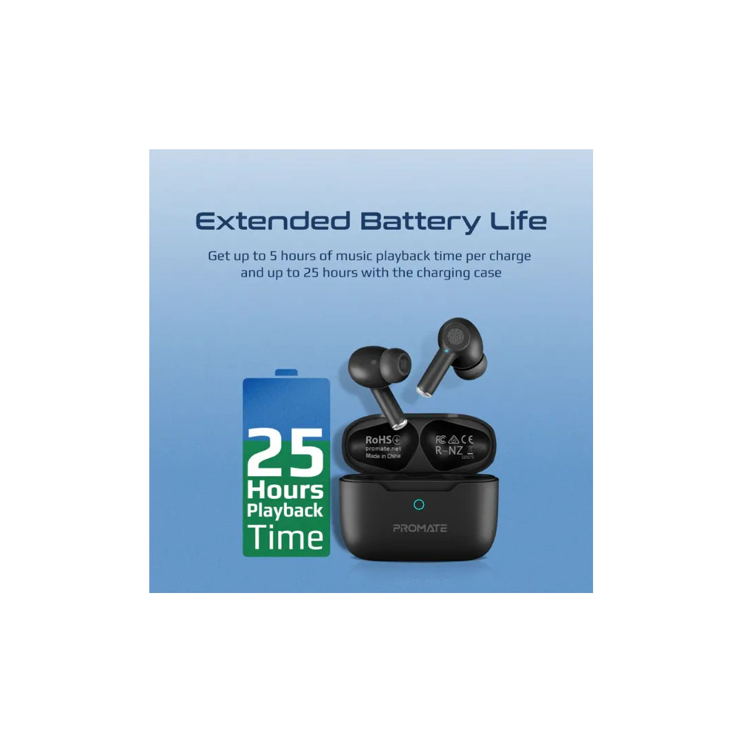 Promate ProPods. Black, Earphones Price in Jordan Promate ProPods. Black, Earphones - Buy Online in Jordan | OfficeJo