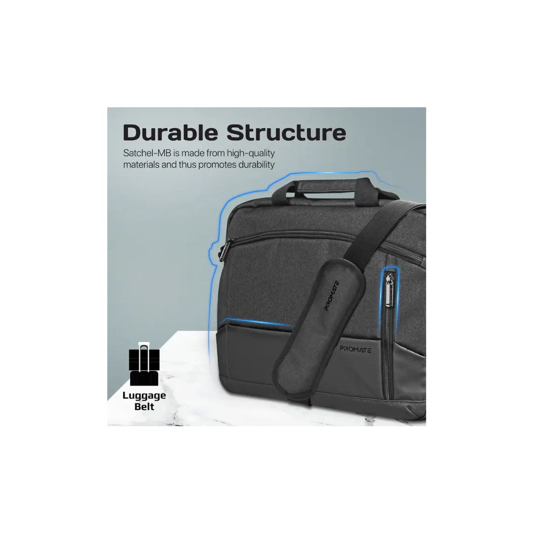 Promate Satchel-MB. Black, Laptop Messenger Bag Price in Jordan Promate Satchel-MB. Black, Laptop Messenger Bag - Buy Online in Jordan | OfficeJo