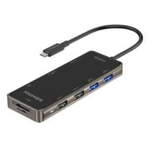 Promate PRIMEHUB-GO, USB-C Hub - Buy Online in Jordan | OfficeJo