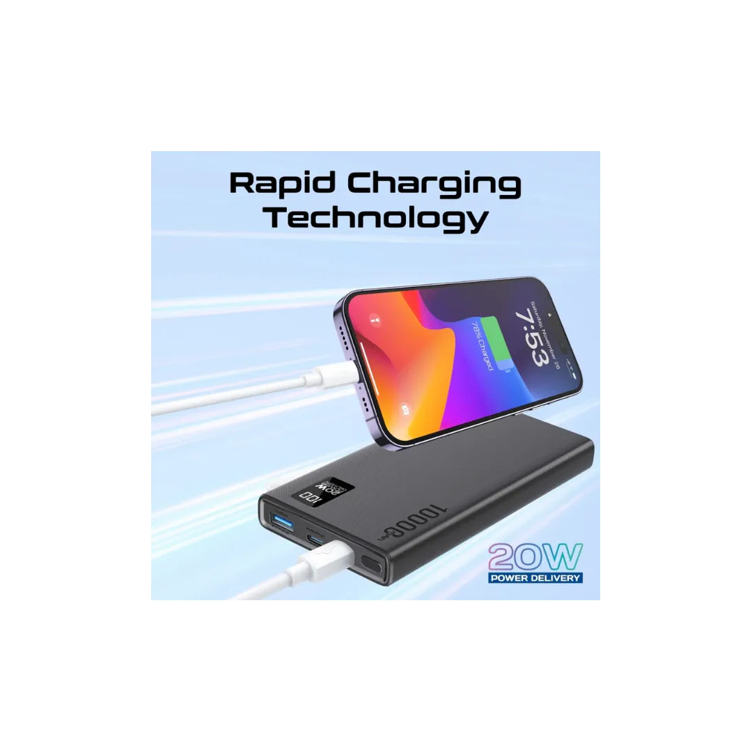 Promate BOLT-10PD, BLACK- Power Bank Price in Jordan Promate BOLT-10PD, BLACK- Power Bank - Buy Online in Jordan | OfficeJo