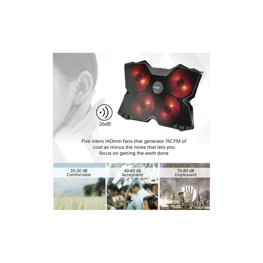 Promate AirBase-3, Laptop Cooling Pad Price in Jordan Promate AirBase-3, Laptop Cooling Pad - Buy Online in Jordan | OfficeJo