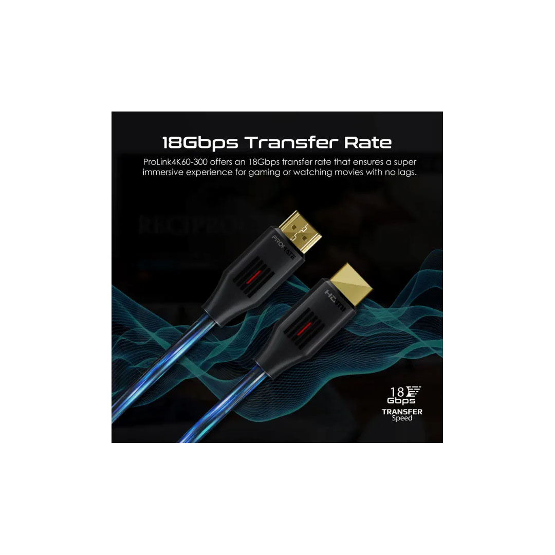 Promate ProLink4K60-300 HDMI Cable Price in Jordan Promate ProLink4K60-300 HDMI Cable - Buy Online in Jordan | OfficeJo