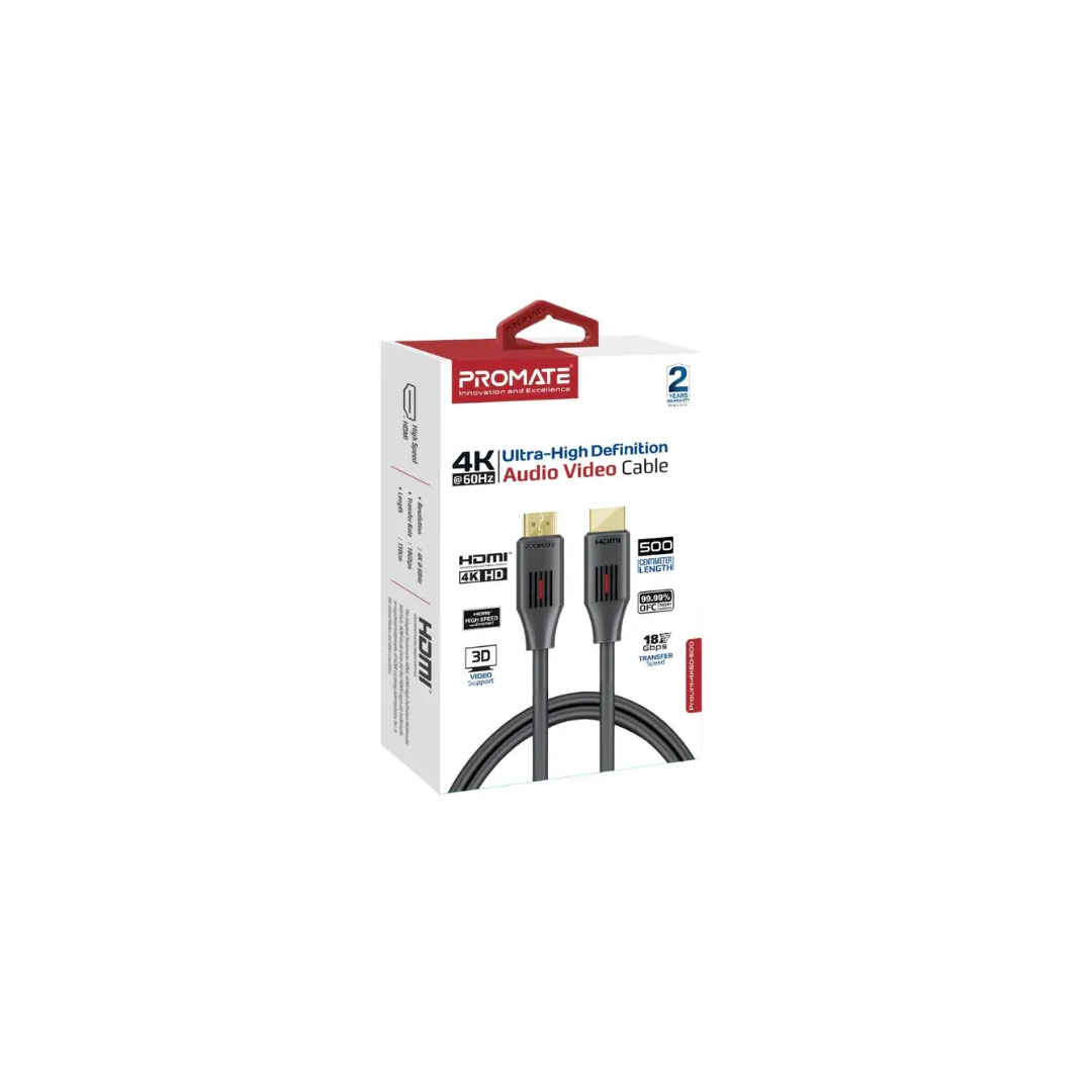 Promate ProLink4K60-500 HDMI Cable Price in Jordan Promate ProLink4K60-500 HDMI Cable - Buy Online in Jordan | OfficeJo