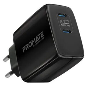 Promate PowerPort-65W Charging Adapter, Black Price in Jordan Promate PowerPort-65W Charging Adapter, Black - Buy Online in Jordan | OfficeJo