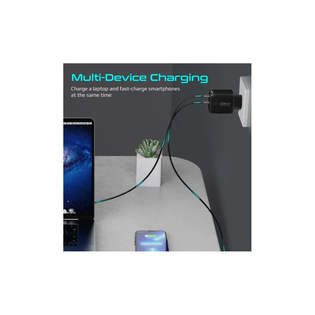 Promate PowerPort-65W Charging Adapter, Black Price in Jordan Promate PowerPort-65W Charging Adapter, Black - Buy Online in Jordan | OfficeJo