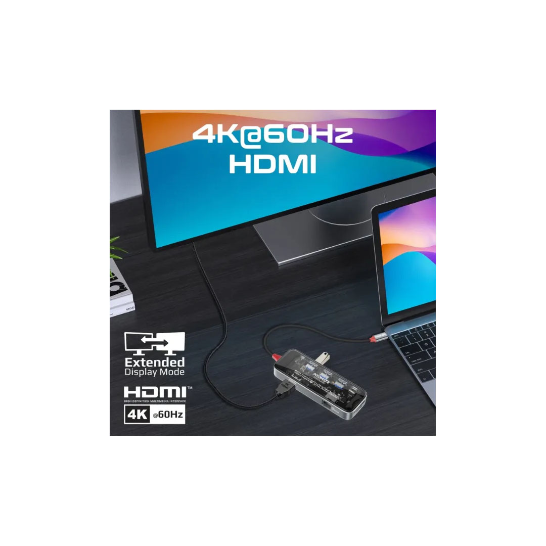 Promate Transhub-Pro USB-C Hub 11-in-1 Price in Jordan Promate Transhub-Pro USB-C Hub 11-in-1 - Buy Online in Jordan | OfficeJo