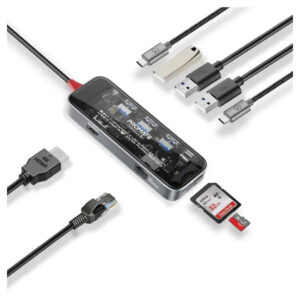 Promate Transhub-Go USB-C Hub 9-in-1 - Buy Online in Jordan | OfficeJo