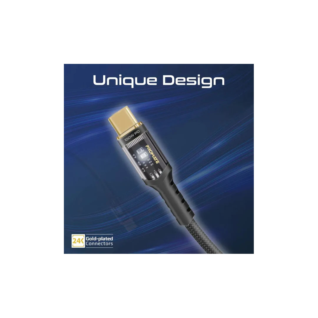 Promate Lucidline-CC120. Black, Data Sync & Charge Cable Price in Jordan Promate Lucidline-CC120. Black, Data Sync & Charge Cable - Buy Online in Jordan | OfficeJo
