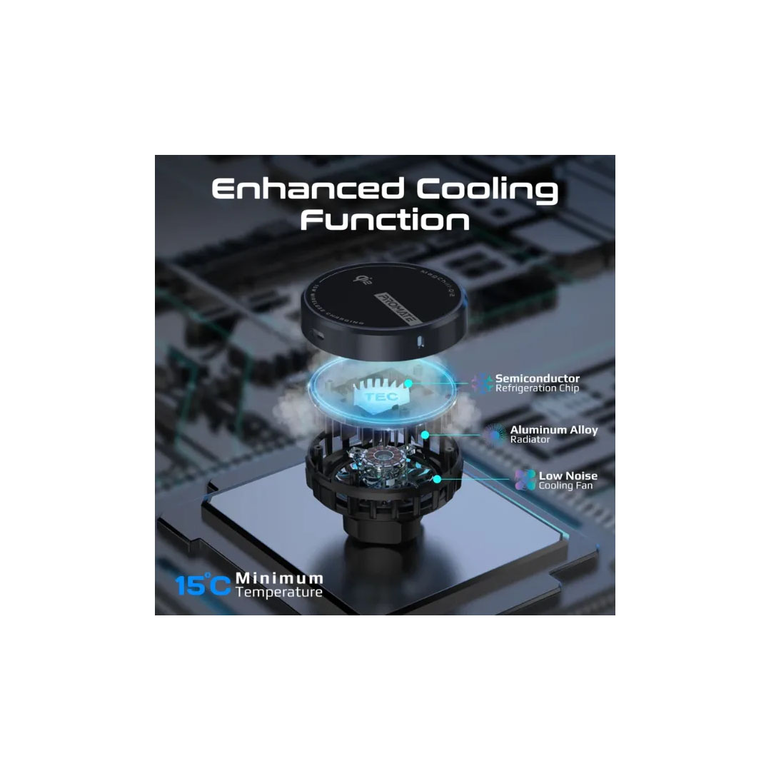 Promate MagChill-Qi2, Wireless SmartPhone Charger Price in Jordan Promate MagChill-Qi2, Wireless SmartPhone Charger - Buy Online in Jordan | OfficeJo