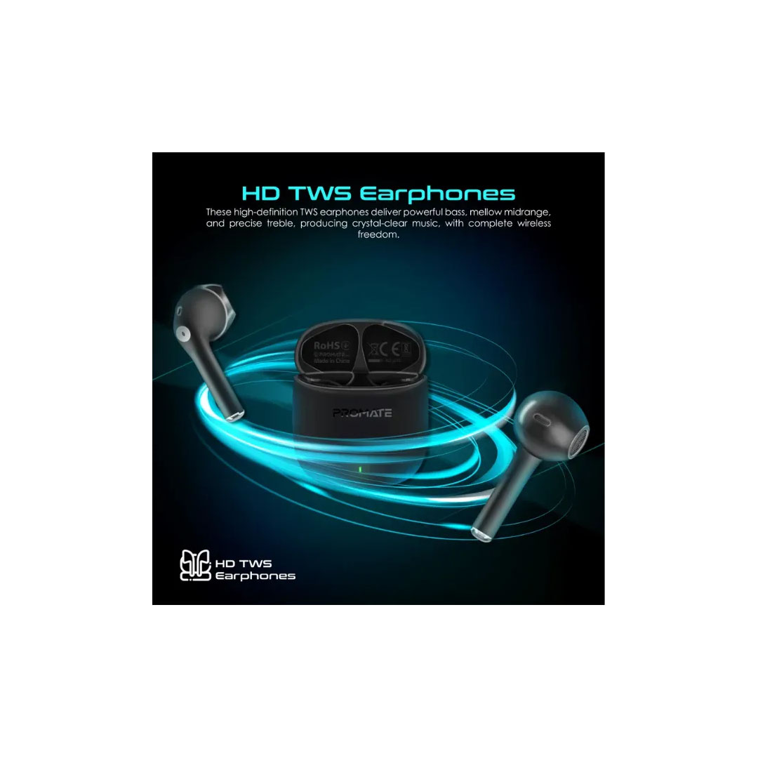 Promate Lima.Black, Wireless Earbuds Price in Jordan Promate Lima.Black, Wireless Earbuds - Buy Online in Jordan | OfficeJo