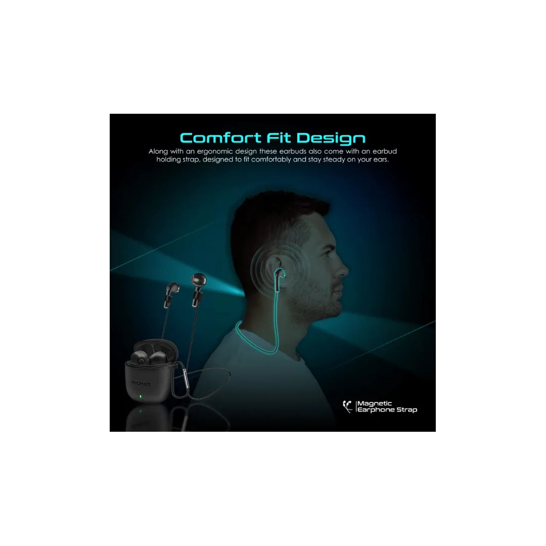 Promate Lima.Black, Wireless Earbuds Price in Jordan Promate Lima.Black, Wireless Earbuds - Buy Online in Jordan | OfficeJo