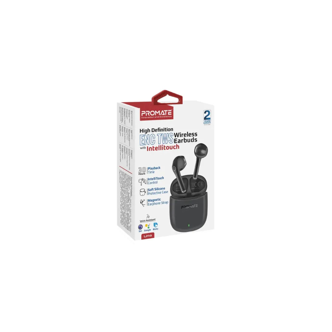 Promate Lima.Black, Wireless Earbuds Price in Jordan Promate Lima.Black, Wireless Earbuds - Buy Online in Jordan | OfficeJo