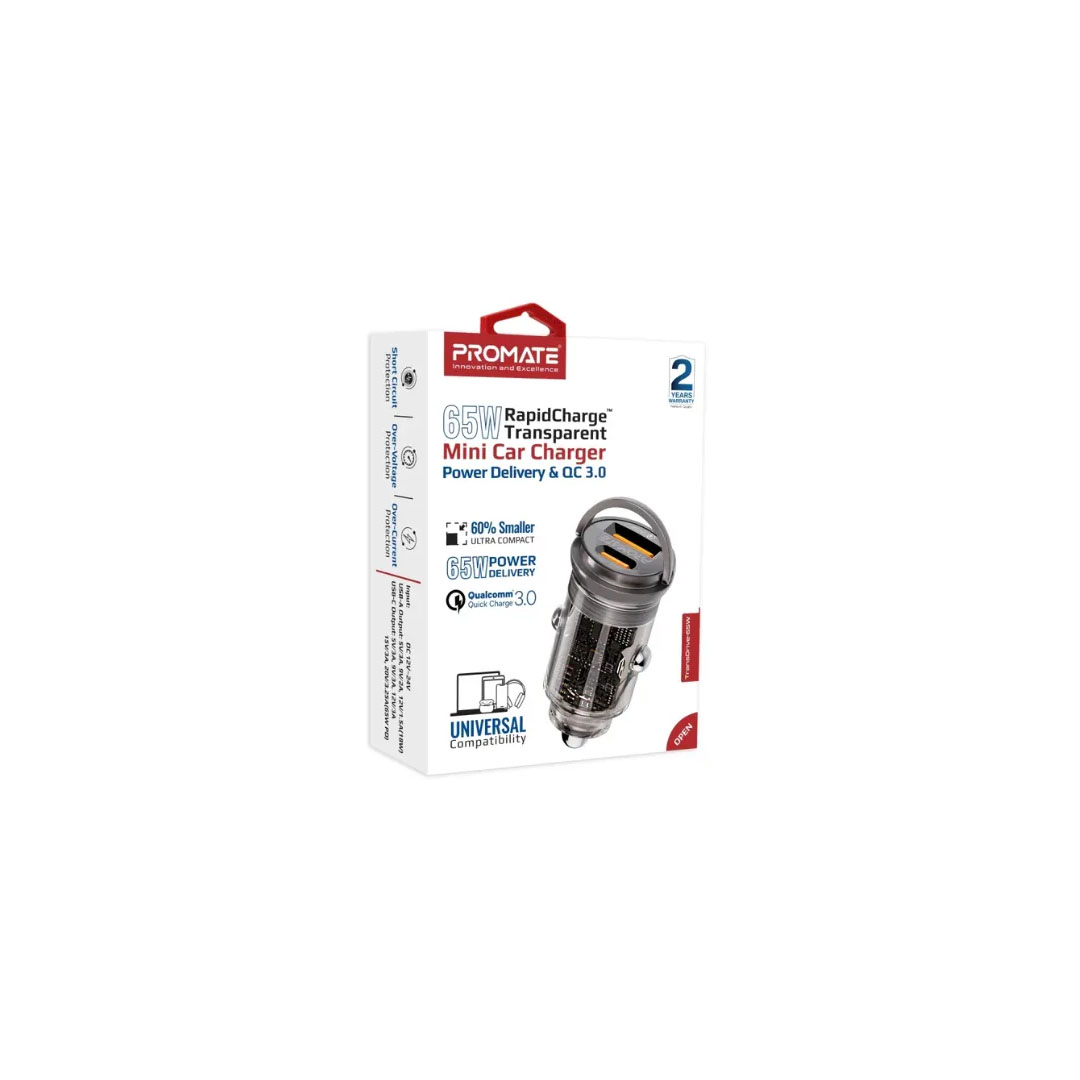 Promate TransDrive-65W, Mini Car Charger Price in Jordan Promate TransDrive-65W, Mini Car Charger - Buy Online in Jordan | OfficeJo