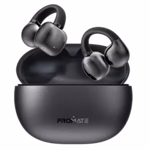 Promate AirClip TWS Earbuds – Bluetooth 5.4, Open Ear Clip-On, 6Hr Playtime - Buy Online in Jordan | OfficeJo